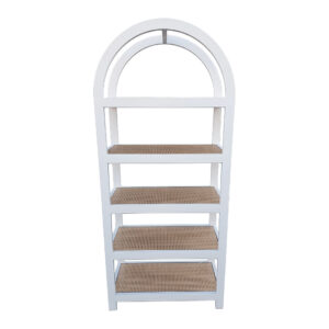 White Cane Etagere