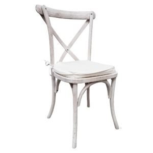 Whitewash Sonoma Crossback Chair