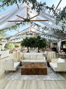 40′ x 60′ Clear Top Timbertrac Canopy/Tent