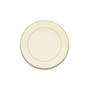 Gold Double Line Ivory China