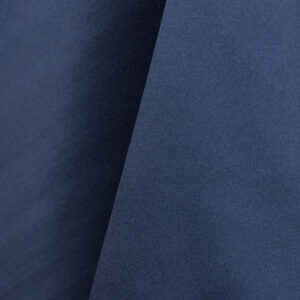 Navy Satin Lamour Matte Linen