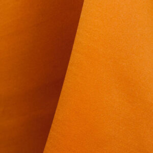 Orange Satin Lamour Matte Linen