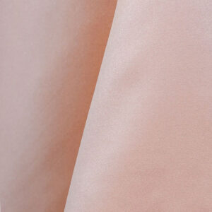 Peach Satin Lamour Matte Linen