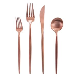 Vera Brushed Rose Gold Flatware