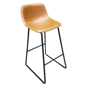 Whiskey Brown Bar Stool