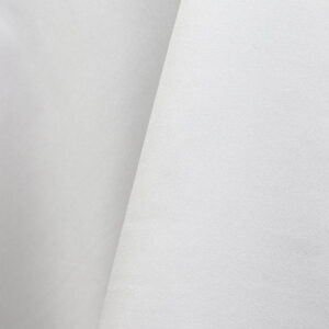 White Satin Lamour Matte Linen