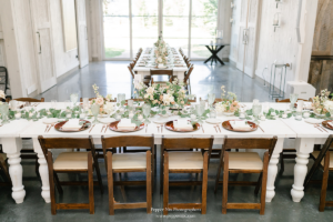 Harvest Whitewash Wood Dining Table 8′