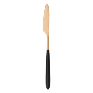 Velo Black & Gold Brushed Flatware