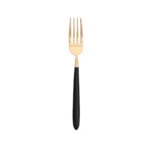 Velo Black & Gold Brushed Flatware