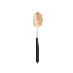 Velo Black & Gold Brushed Flatware