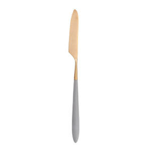 Velo Gray & Gold Brushed Flatware