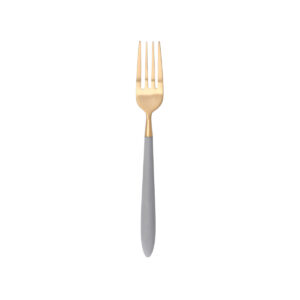 Velo Gray & Gold Brushed Flatware