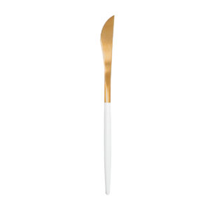 Hampton White & Gold Flatware