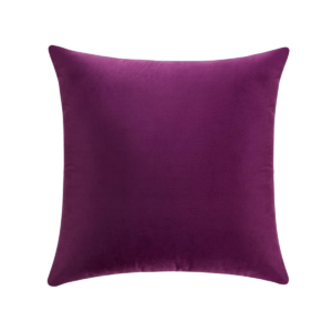 Velvet Eggplant Pillow 18″x18″