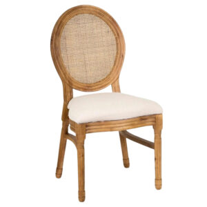 King Louis Cane Back Chair