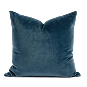 Velvet Lakeland Blue Pillow 20″x20″