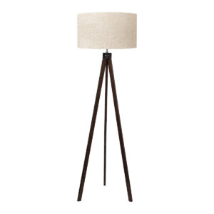 Tripod Flaxen Floor Lamp