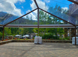 40′ x 100′ Cascade Wood Grain Canopy