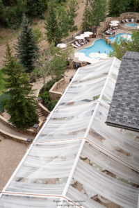 40′ x 100′ Cascade Wood Grain Canopy