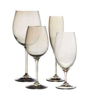 Aurora Smoke Glassware Collection