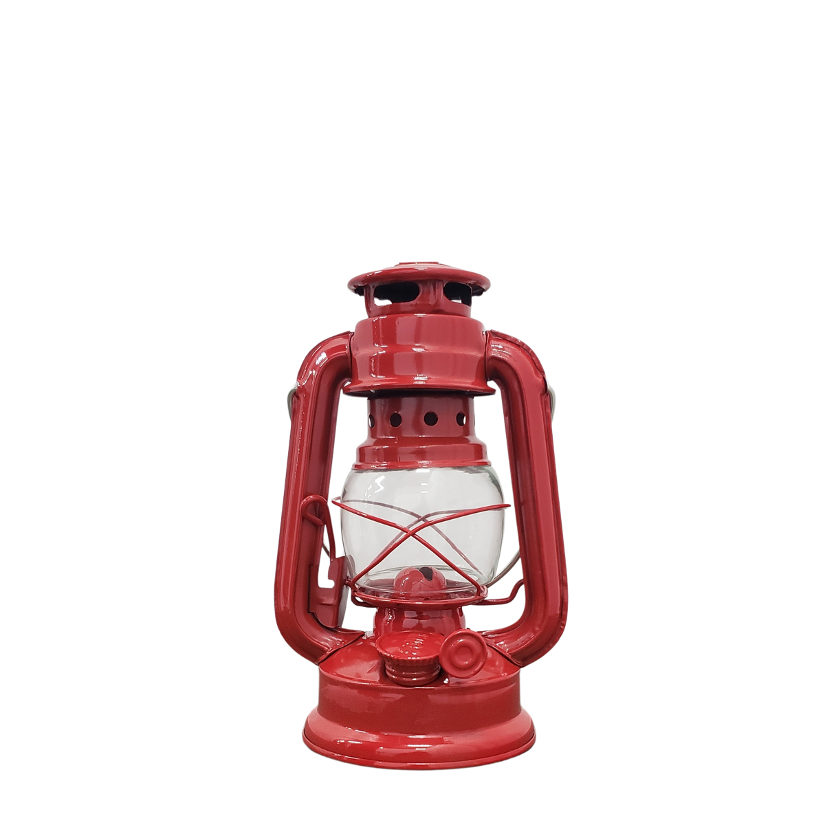 Red Hurricane Lantern 7″