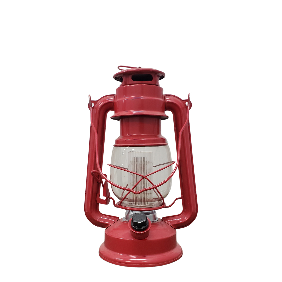 Red Hurricane Lantern 9″