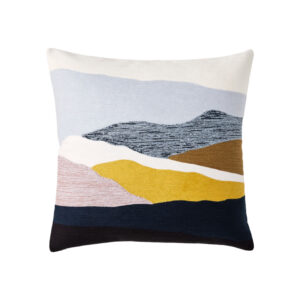 Blue Landscape Pillow