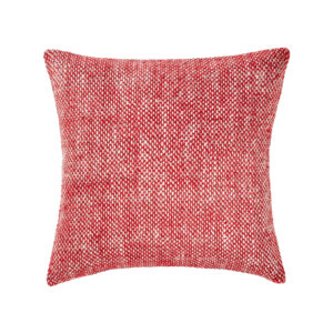 Crimson Weave Pillow