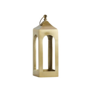 Della Medium Gold Lantern