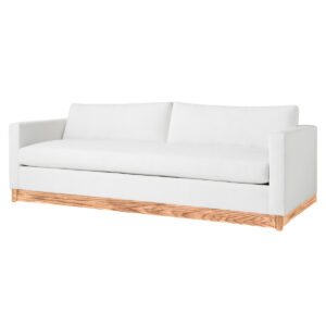 Elma Linen Oak Sofa