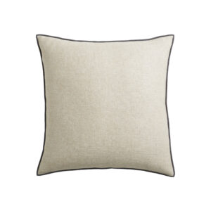 Linen Pillow with Gray Frame