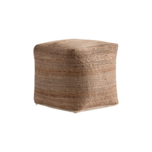 Natural Square Pouf