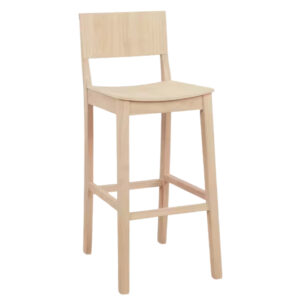 Natural Wood Barstool