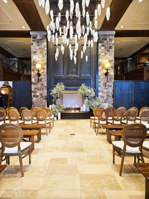 Wood Grain Faux Wall