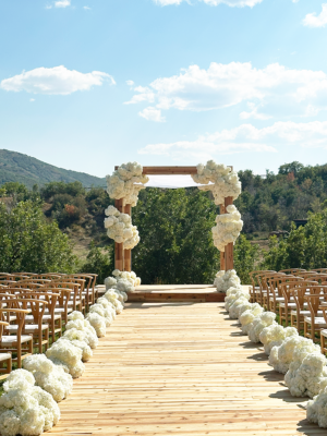 Natural Wood Arbor