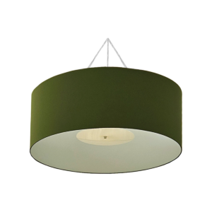 Olive Green Drum Chandelier