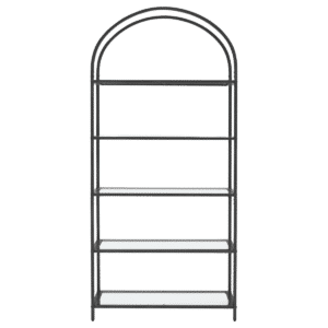 Black Arched Etagere Shelves