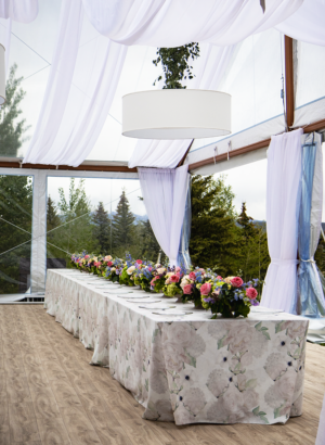 Oversized Cream Drum Chandelier