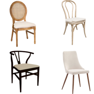 Wood & Upholstered Chairs