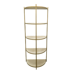 Half Round Gold Shelf