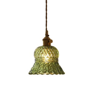 Green Glass Pendant Lights – Assorted